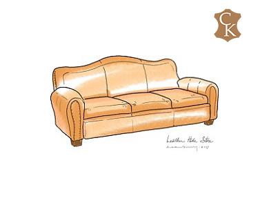 Camel Back Sofa 84