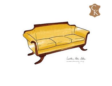Duncan Phyfe Sofa 78