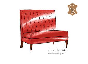 High Back Tufted Banquette