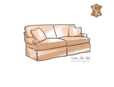 Lawson Loveseat Skirted 66