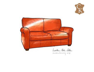 Lawson Roll Arm Loveseat 66