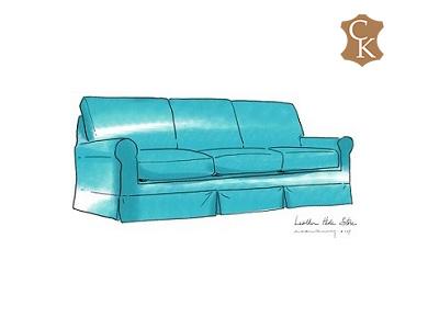 Lawson Skirted Sofa 92