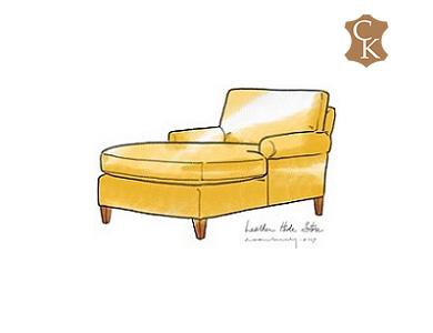 Lawson Style Chaise Lounge