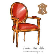 Oval Back Louis XVI Fauteuil Chair