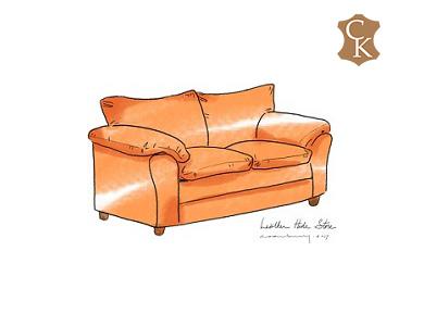 Pillow Top Arm Loveseat 64