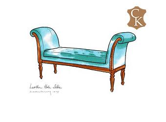 Recamier Bench