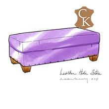 Rectangle Cocktail Style Ottoman