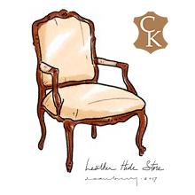 Rococo Style Fauteuil Chair