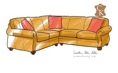 Roll Arm Lawson Sectional