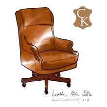 Scoop Arm Traditional Office Chair