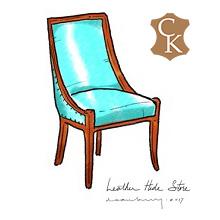 Slope Arm Dining Chair