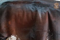 Hair-on cow hides dark brown - 