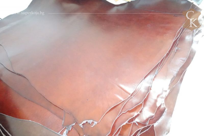 Leather for belts double butt Brown - 11