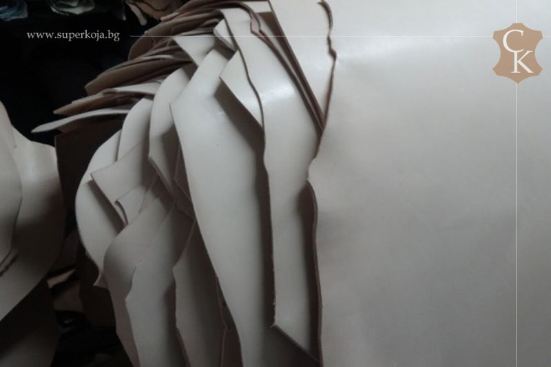 Leather for belts double butt Vegetable Tanned harness 3.0 mm and 3.5 mm