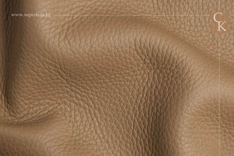 Genuine leather for upholstery - Light Brown