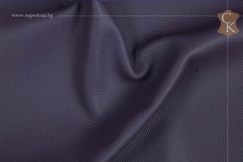 Genuine leather for upholstery - Petrol color