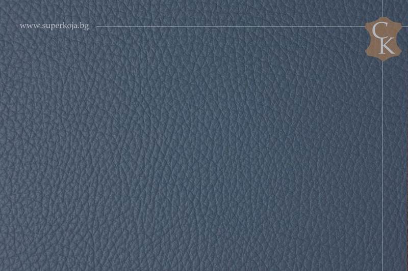Genuine leather for upholstery - Blue