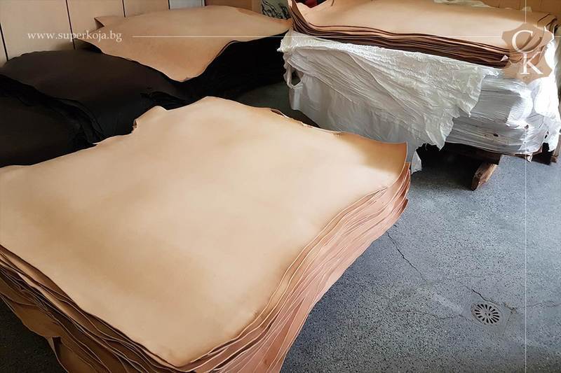 Vegetable tanned genuine leather , blank leather for belts 3.0 mm - 10