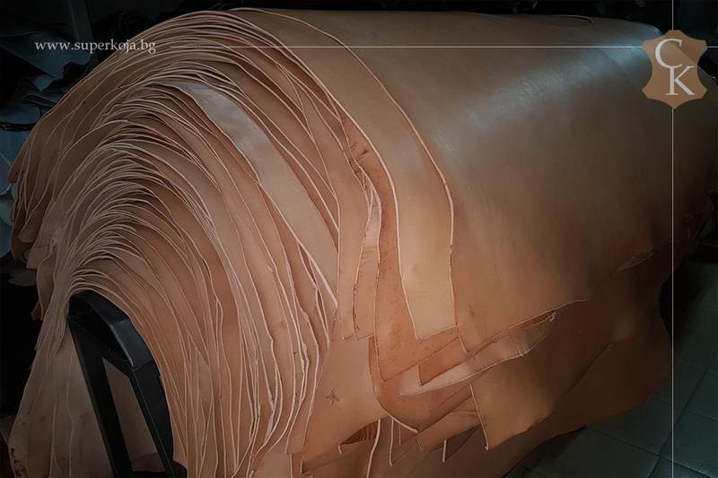 Vegetable tanned genuine leather , blank leather for belts 3.0 mm - 11