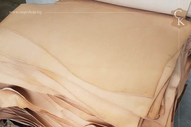 Vegetable tanned genuine leather , blank leather for belts 4.0 mm - 10