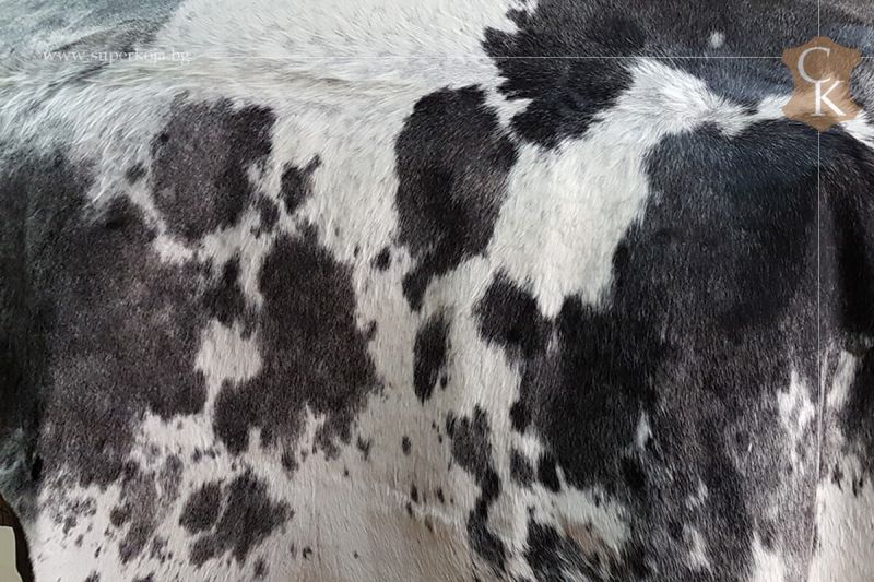 Hair-on cow hides black and white color - 11