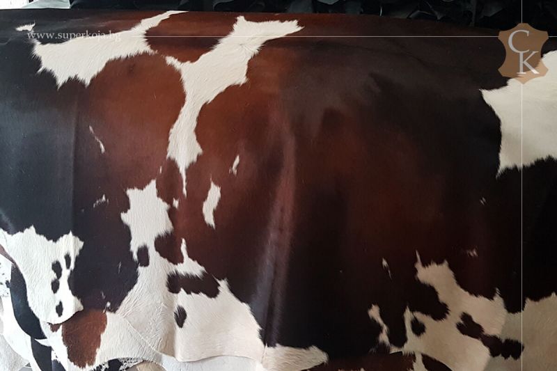 Hair-on cow hides brown and black