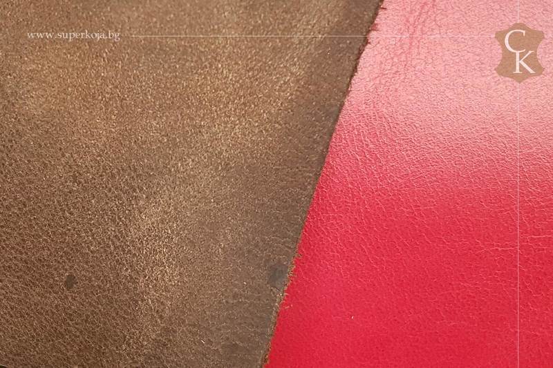 Cow genuine leather for shoes nubuck