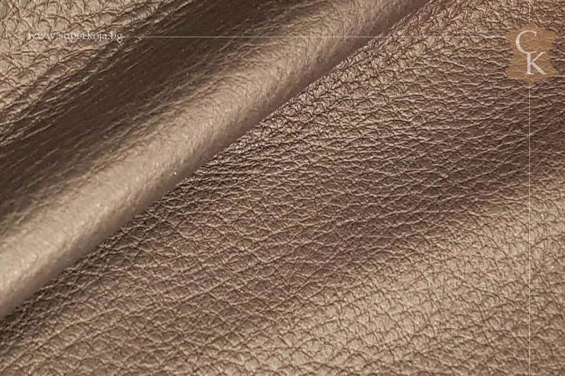 Cow leather for shoes Black shagreen - 11