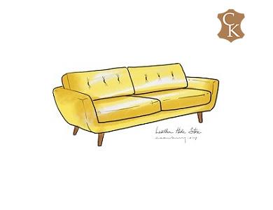 Tufted Back Anson Sofa 78