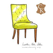 Tufted Back Dining Chair