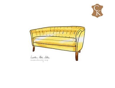 Tufted Curved Back Loveseat 62
