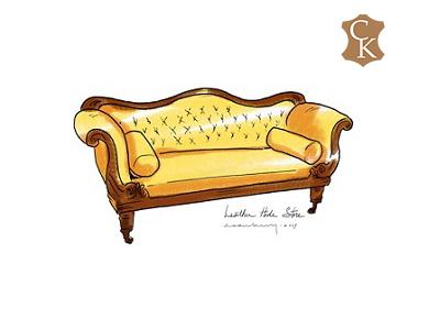 Tufted Empire Sofa 80
