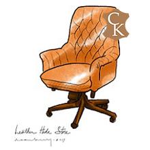 Tulip Style Tufted Office Chair